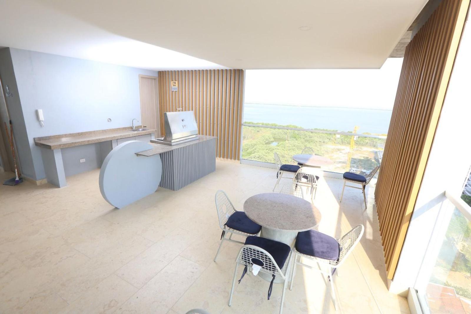 Apartamento De Lujo Frente Al Mar Con Piscina Cartagena Exterior foto